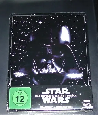 Star Wars Das Imperium SchlÄgt ZurÜck Doppel Blu Ray Limitierte Steelbook Neu • £20.81