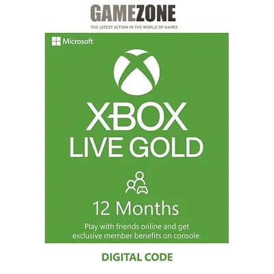 12 Months Xbox Live Gold / Game Pass Core Membership Xbox One And Series X|S • $69.99