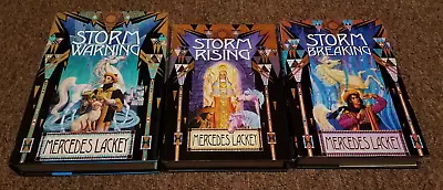 Mercedes Lackey 3 Hardcover Complete Series: Mage Storm • $14.72