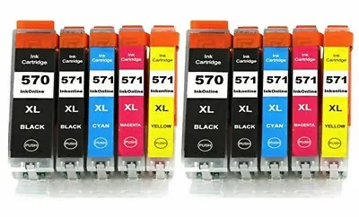 £8.77 • Buy 10 Ink Cartridge Replace For Canon Pixma MG5750 MG5751 MG5752 MG5753 MG6850