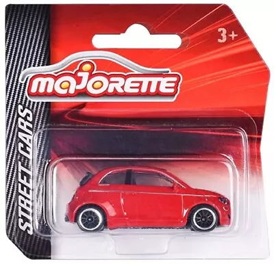 Majorette Street Cars FIAT 500 Icon Red. Metal DieCast 1/55 Blister Card • $8.90