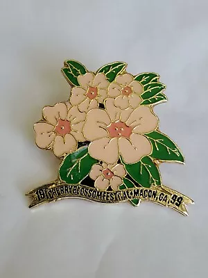 Cherry Blossom Festival Macon GA 1999 Souvenir Lapel Pin Georgia • $9.45