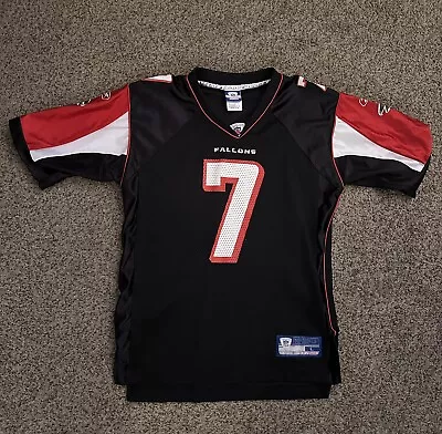 Michael Vick Kids Large Reebok NFL Football Jersey Atlanta Falcons Black #7 • $19.99