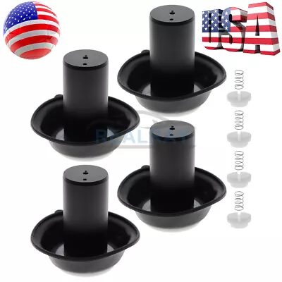 4x For Yamaha Vmax 1200 VMX120 XVZ1200 D Carburetor Plunger Diaphragm Vacuum USA • $28.92