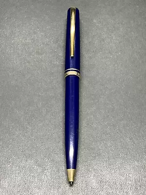 [Excellent] MONTBLANC GENERATION Navy-Blue GT Vintage Twist Ballpoint Pen • $200