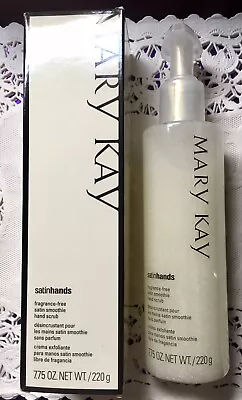 MARY KAY Satin Hands Fragrance Free Satin SMOOTHIE HAND SCRUB 7.75 Oz • $14.99