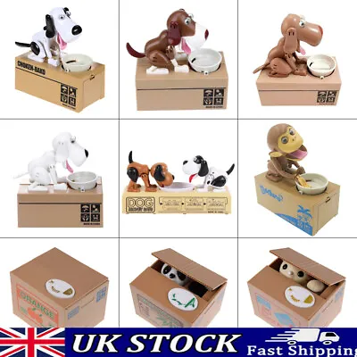 £8.10 • Buy Dog Monkey Stealing Steal Coin Piggy Bank Money Box Kids Children Gift UK STOCK
