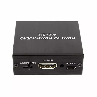 4K HDMI In To 3.5MM AUX SPDIF Optical Stereo Out Video Audio Splitter Adapter H • $18.59