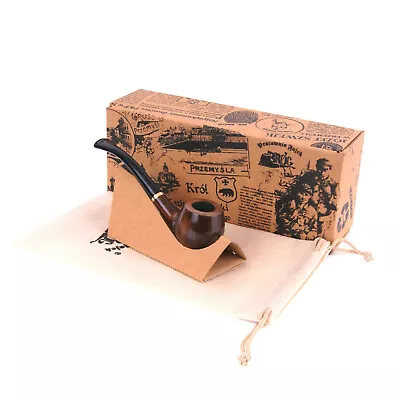 Mr. Brog Workshop New Handmade Tobacco Pipe 29 Caro Brown Pear Wood Fajka • $14