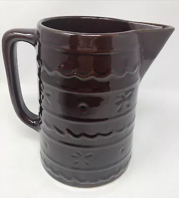 Mar-crest Daisy & Dot Stoneware Ovenproof Colorado Brown Large Pitcher 5 Pint  • $15