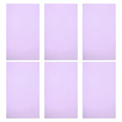 6pcs A4 Size Correction Lighting Gel Filter Film Sheet Colored Overlay Purple • £12.05