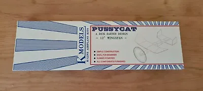 Pussycat 12 - Lee's Hobbies K-Line Balsa Wood Model Aircraft Kit • £30