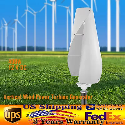 400W DC 12V Wind Turbine Generator Kit With Charge Controller Windmill Power • $209