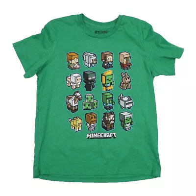 Boys Minecraft Green T Shirt  • $8.25