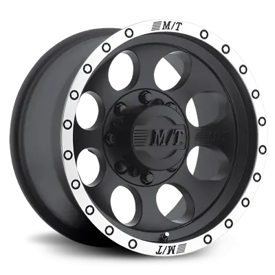 For Classic Baja Lock 17X9 With 6X5.50 Bolt Pattern 4.500 Back Space Matte Black • $286.61
