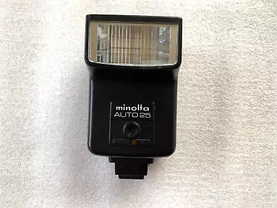 Minolta Auto 25 Flash Shoe Mount For SRT -102 201 MC XE-7  Tested • $16.89