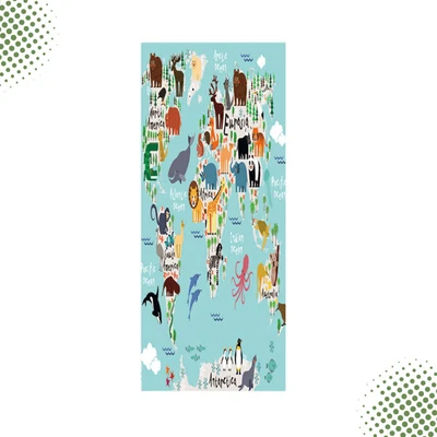 £22.47 • Buy  Vivid Pattern Eco-friendly Door Mural Art Sticker Removable Self Adhesive Wall