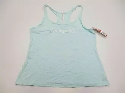 New GILLIGAN & O'MALLEY Women's Size M Wedding Blue Bridesmaid Tank Top • $8.99