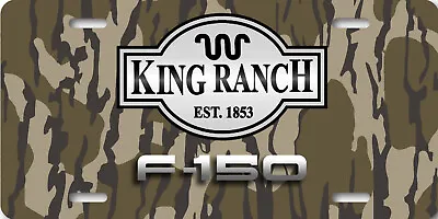 Ford Art F-150 King Ranch Camo Look Aluminum License Plate Tag Truck • $16.60