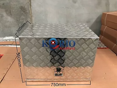 $295 • Buy Aluminium Toolbox Camper Caravan Ute Car Truck Generator Tool Box 750Lx500Dx550H