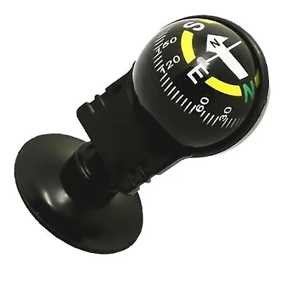  Mini Compass LC282 Car Car Compass Ornament Compass Adjustable Suction Cup Comp • $8.07