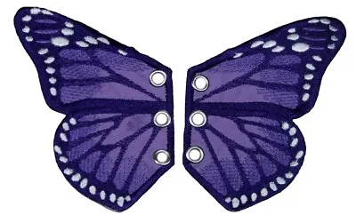 Purple Butterfly Shoe Wings Monarch Buttefly Shoe Clips Accessories Boot Clip • $18.59