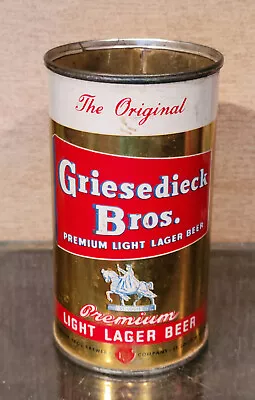 1949 Irtp Griesedieck Bros Flat Top Beer Can St Louis Missouri No Lid Empty • $120