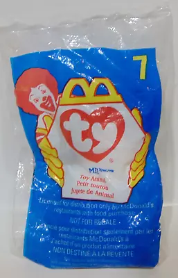 MEL Toy Animal #7 TY Teenie Beanie Babies McDonald's 1998 Sealed Vintage Collect • $7.99