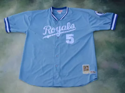 Mitchell & Ness 1980 MLB Kansas City Royals Jersey #5_See Pic. For Measurements. • $41.80