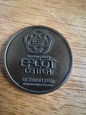 Disney World EPCOT Center October 1982 The Dawn Of A New Era Medallion • $20