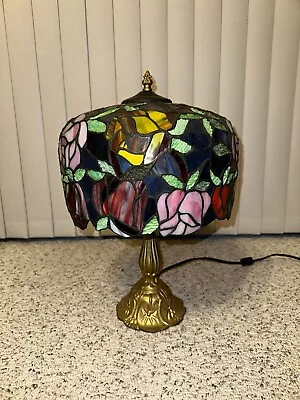 Ambiance Tiffany Style Stained Glass Lamp • $150