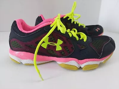 Under Armour Micro G 1246735-001 Black-Multi Running Shoes Women Size 8.5  • $16.95