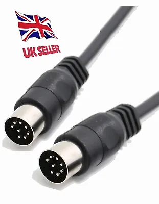 *NEW* BeoLab 8 Pin DIN Powerlink Mk2 Speaker Cable For Bang & Olufsen B&O 1 Mts  • £12.50