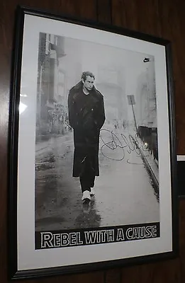 $3500 • Buy Autographed John McEnroe  Rebel With A Cause  Framed And Matted Nike Poster 