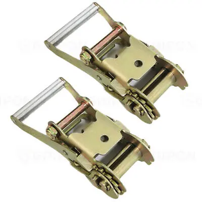 2x 2inch Ratchet Tow Dolly Car Hauler Webbing Flat Bed Straps Tie Down Trailer  • $39.11