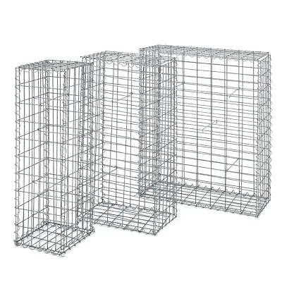 Galvanised Gabion Basket Wire Stone Cages Wire Welded Landscaping Privacy Decor • £26.99