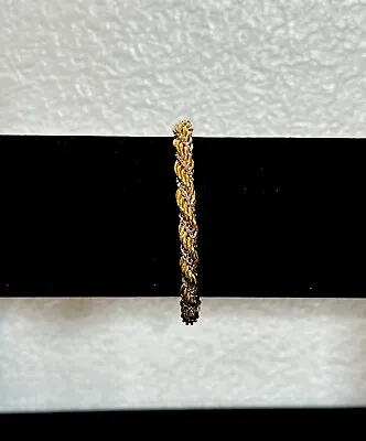 Monet Vintage Gold 1980s Retro Gold Costume Bracelet 16g D20 • £15