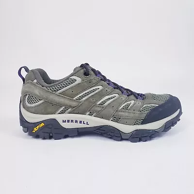 Merrell Womens Moab 2 Ventilator Comfortable Hiking Shoes Olive J033286 Size 9 • $59.95