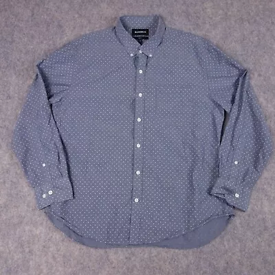 Bonobos Button Up Shirt Mens XL Slim Fit Blue Polka Dot Casual Mens • $18.99