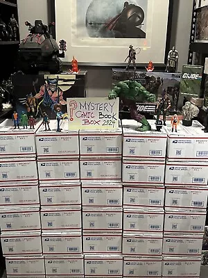 Mystery Comic Book Box (40) Comics In Each Box Marvel DC Image Free Shipping • $44