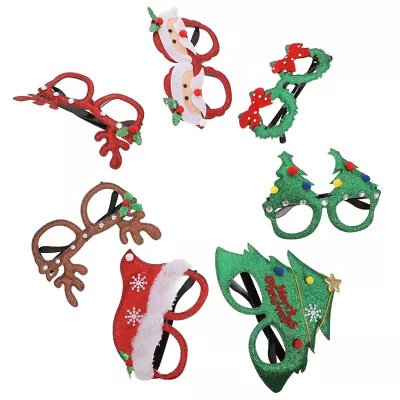 7PCS Christmas Eyeglasses Set For Kids Party Favor Gifts • £13.38