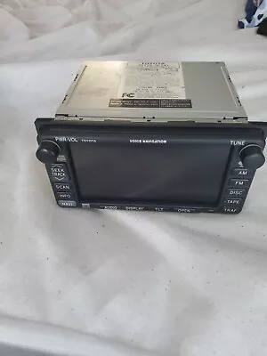 2004 Toyota 4runner Voice Navigation Radio Stereo 86120-35241 2003 2004 • $194.99