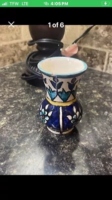 Vintage Signed Miniature Pottery Vase • $15