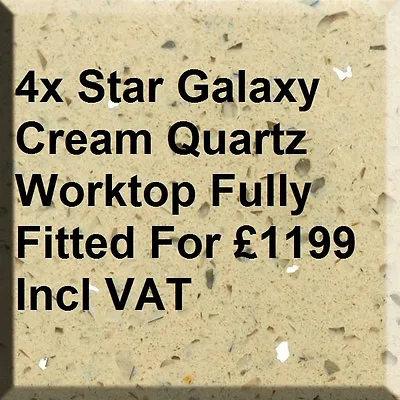 Star Galaxy Quartz / Granite Worktop • £1.99