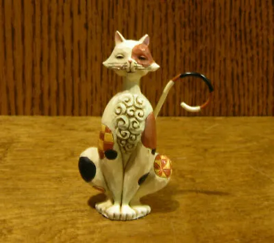 Jim Shore Heartwood Creek Mini's 6003982 SPOTTED CAT NIB From Retail Store 3.5  • $31.50
