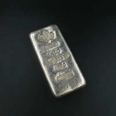 PAMP 1KG Silver Bullion Bar With Free Post Tracked And Insured. • $1703.54