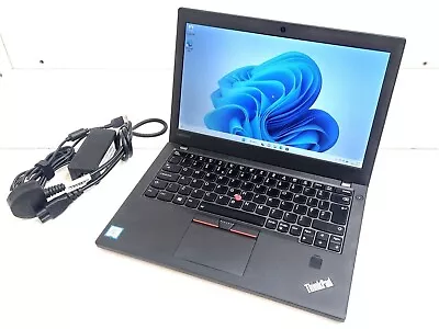 Lenovo X270 Laptop I5 6200U 2.5GHz 8GB Ram 256GB SSD FHD Win 11 Charger REF S9 • £119