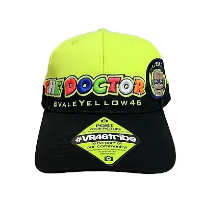 Valentino Rossi Hat 46 The Doctor Mens Cap Vale Yellow Black Official #VR46 RARE • $32.59