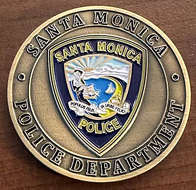 Santa Monica Police Department CA Challenge Coin • $20.99