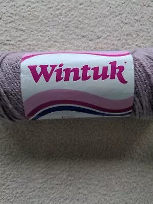 Vintage Wintuk Yarn 100% Dupont Orlon Acrylic 4 Ply. Lavender Hea • $2.50